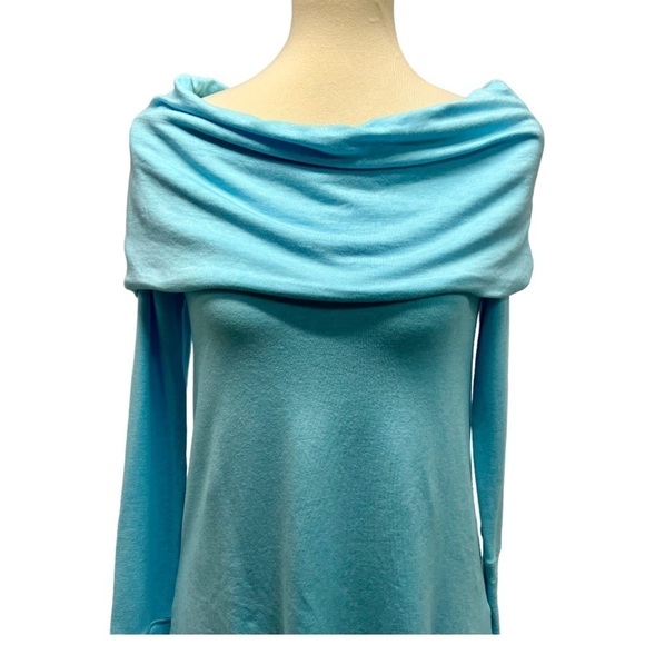 Lilly Pulitzer Belinda Blue Off The Shoulder Modal Blend Top Women’s XS - Picture 8 of 15